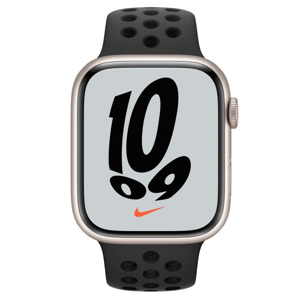 ساعت هوشمند اپل واچ سری 7 مدل  41mm Aluminum Case with Nike Sport silicone Band