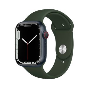 ساعت هوشمند اپل واچ سری 7 مدل  45mm Aluminum Case with Sport silicone Band