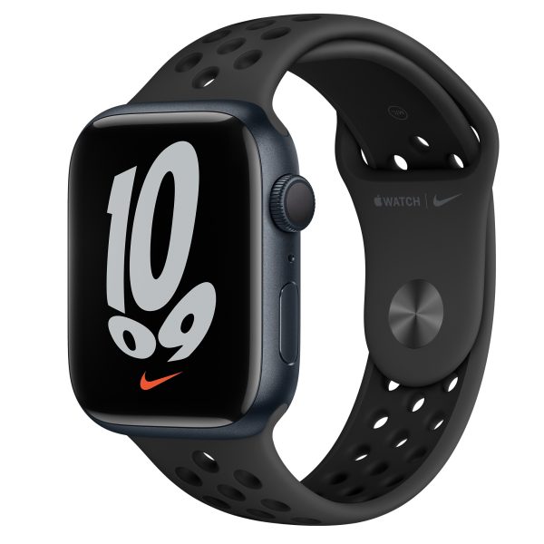 ساعت هوشمند اپل واچ سری 7 مدل  41mm Aluminum Case with Nike Sport silicone Band