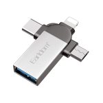 تبدیل USB به MicroUSB و Lightning و TypeC ارلدام مدل ET-OT93