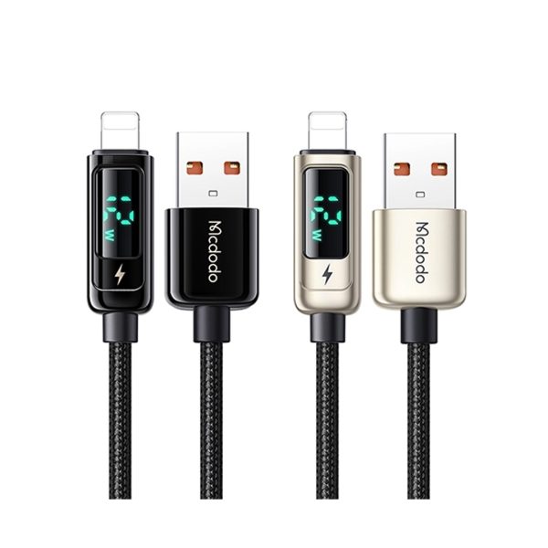 کابل تبدیل USB به Lightning با قابلیت انتقال دیتا مک دودو مدل CA-9940 طول 120 سانتی‌متر