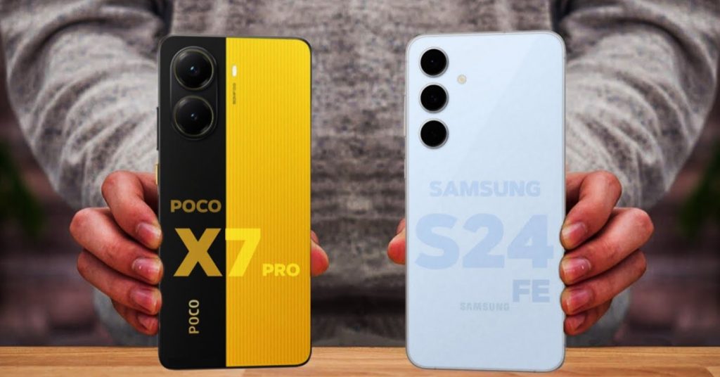 مقایسه پوکو X7 Pro با S24 fe