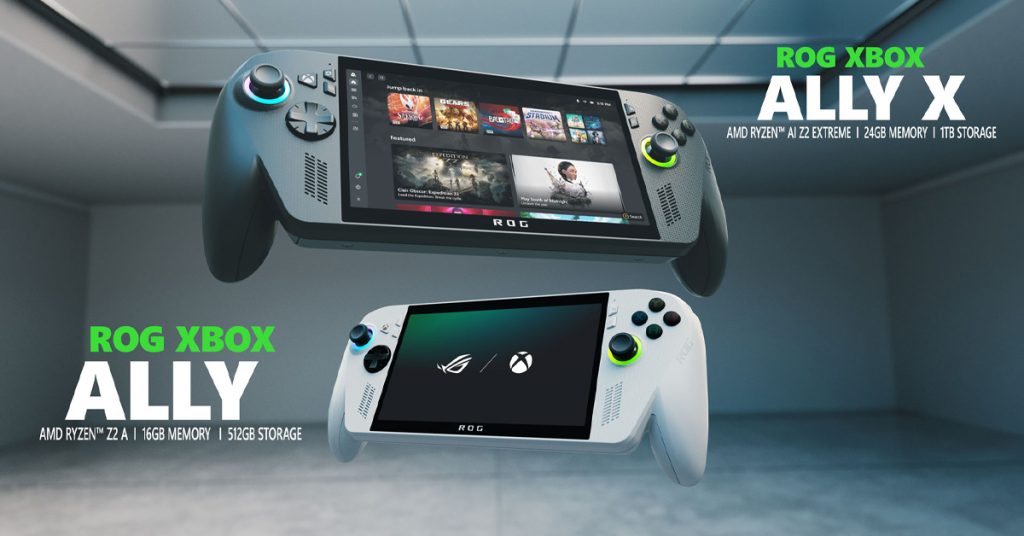 کنسول های دستی ایسوس ROG Xbox Ally معرفی شدند