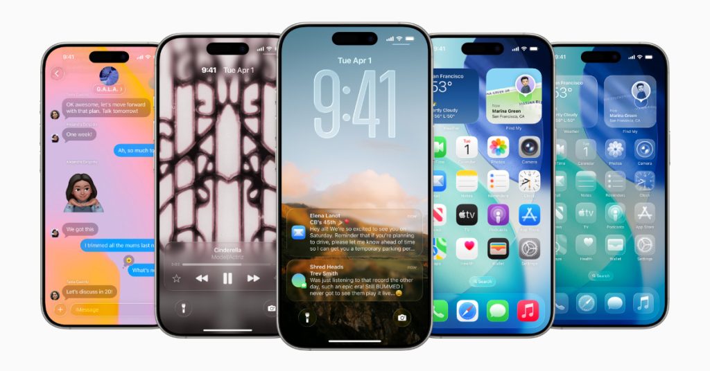 اپل از iOS 26 رونمایی کرد
